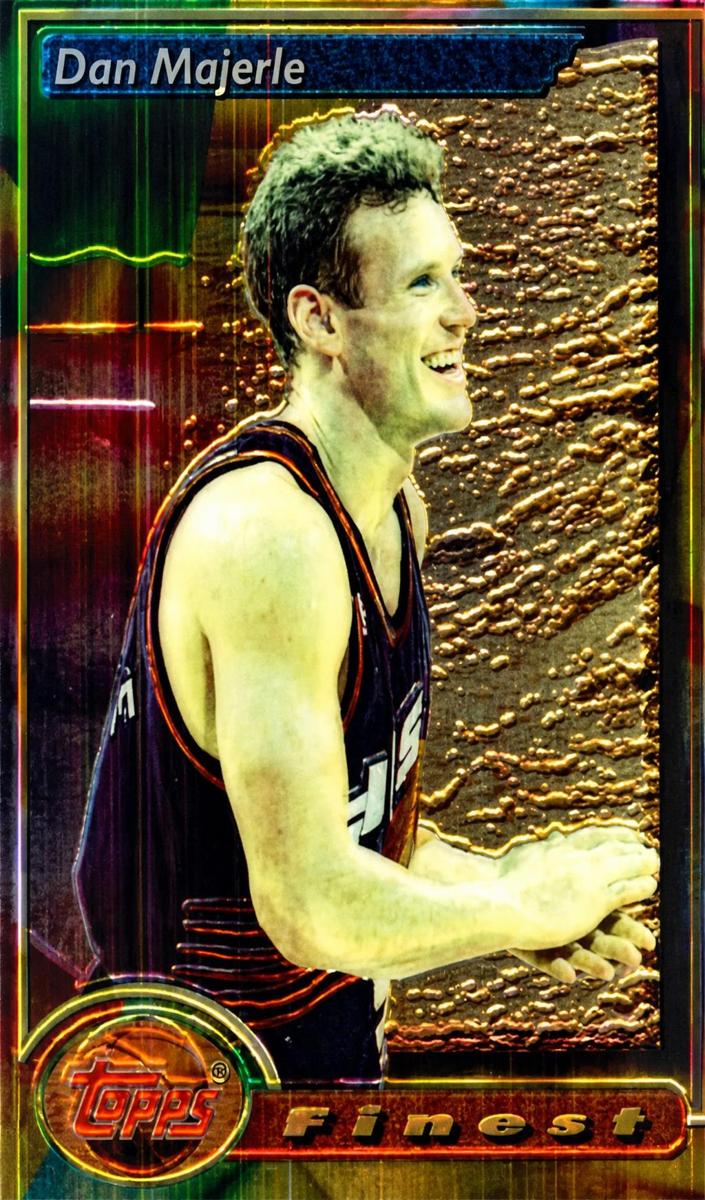 1993 Topps Finest Basketball Dan Majerle #157 PSA 9