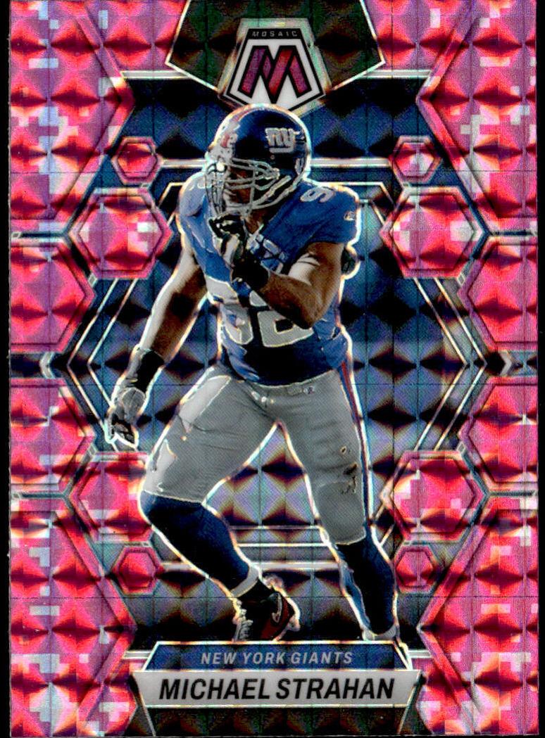 2023 Panini Mosaic Football Camo Pink Michael Strahan #182