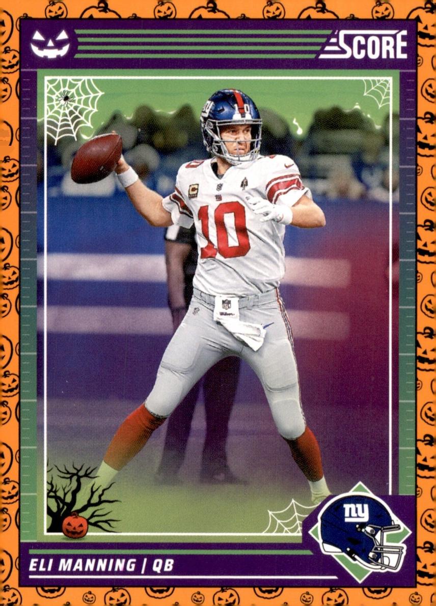 2024 Panini Score-a-Treat Football Pumpkin Eli Manning #216