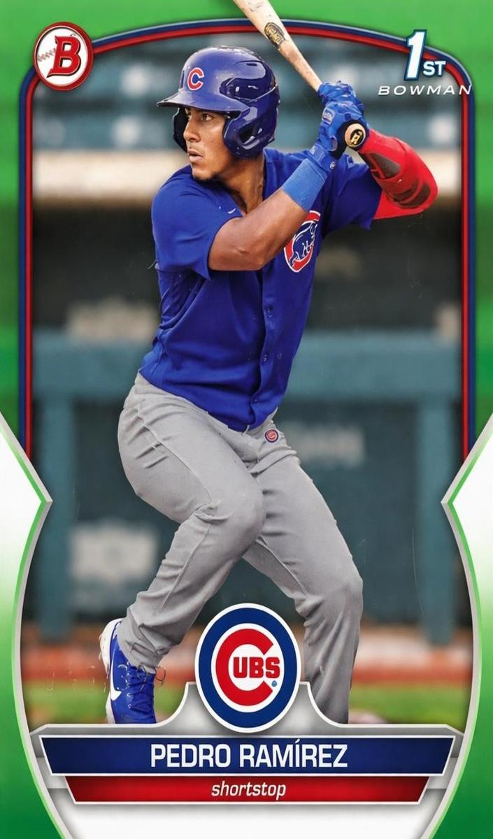 2023 Bowman Prospects Baseball Neon Green Pedro Ramirez #BP-2