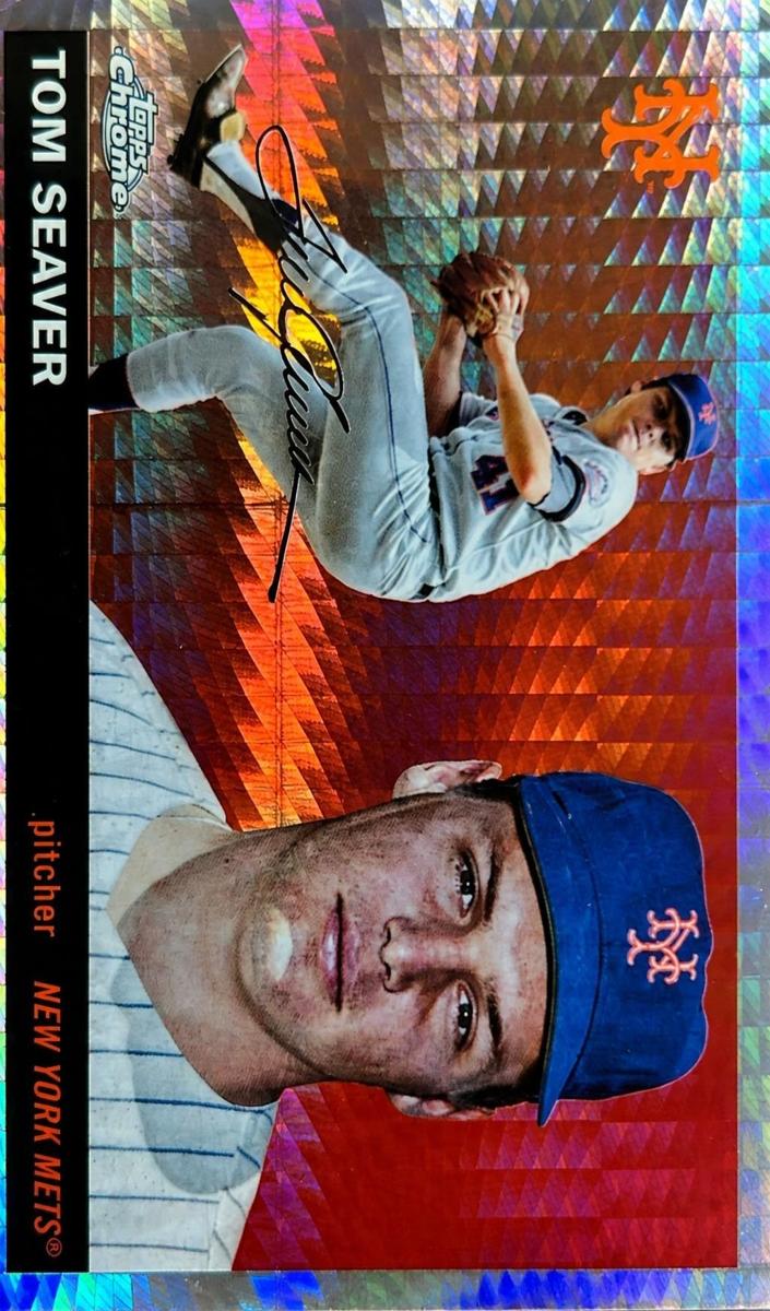 2025 Topps Chrome Platinum Baseball Prism Refractor Tom Seaver #437