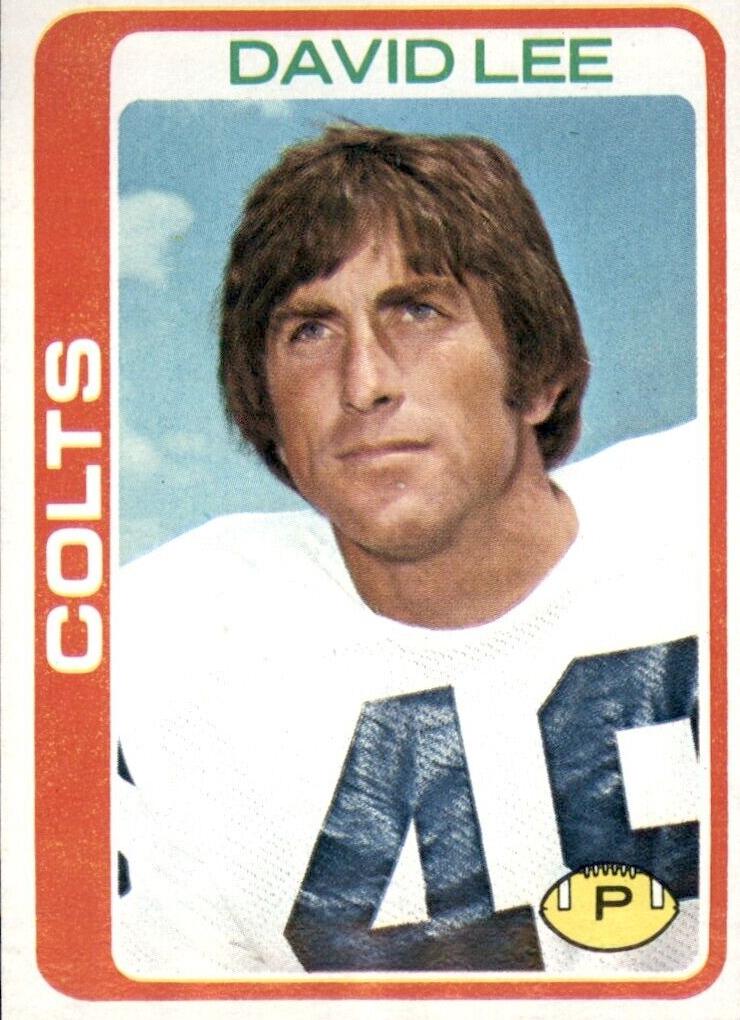 1978 Topps Football David Lee #171 PSA 9