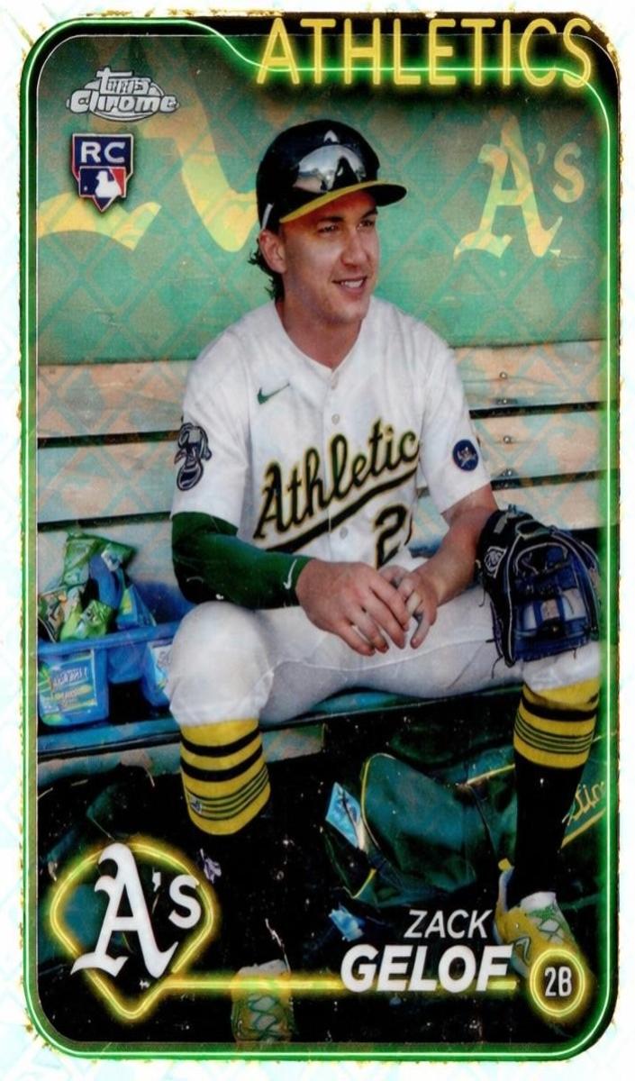 2024 Topps Chrome Logofractor Baseball Zack Gelof #282