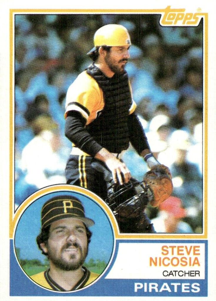 1983 Topps Baseball Steve Nicosia #462