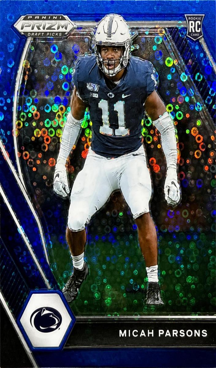2021 Panini Prizm Draft Picks Football Blue Micah Parsons #136