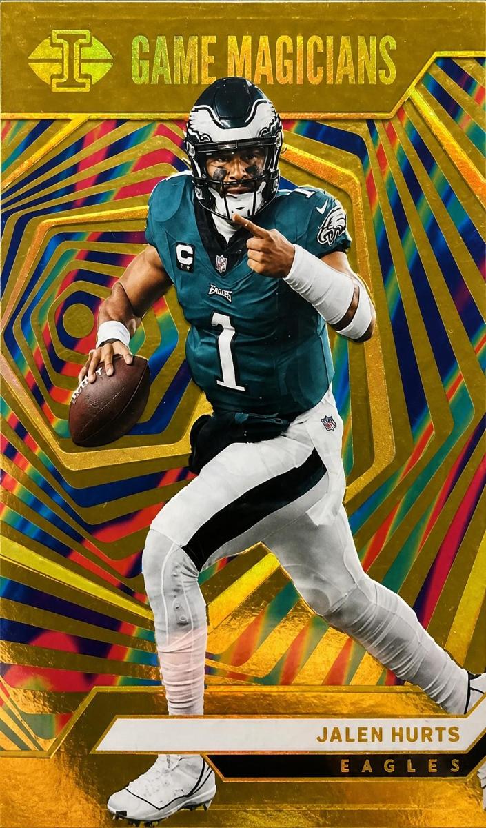 2024 Panini Illusions Football Gold Jalen Hurts #8