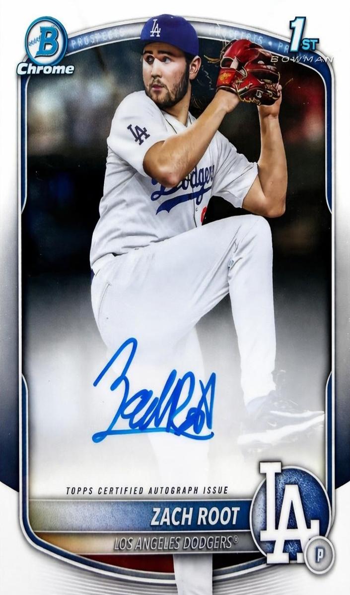 2025 Bowman Draft Chrome Baseball Zach Root #CPA-ZR PSA 10