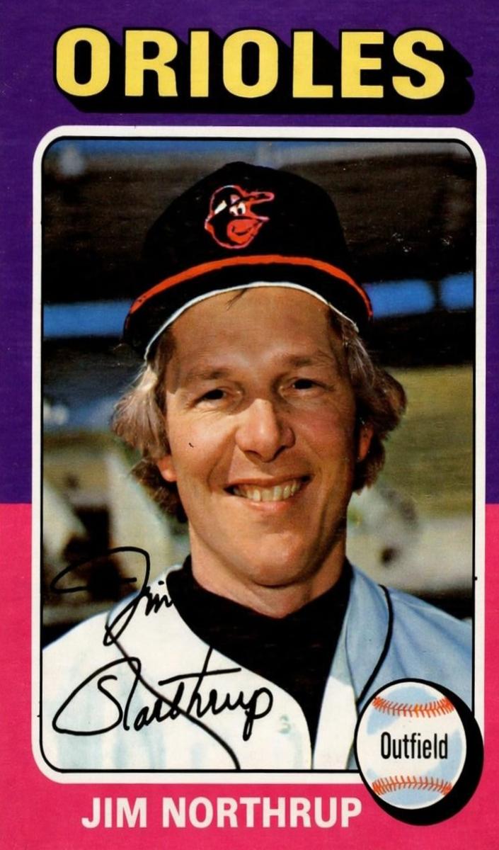 1975 O-Pee-Chee Baseball Jim Northrup #641