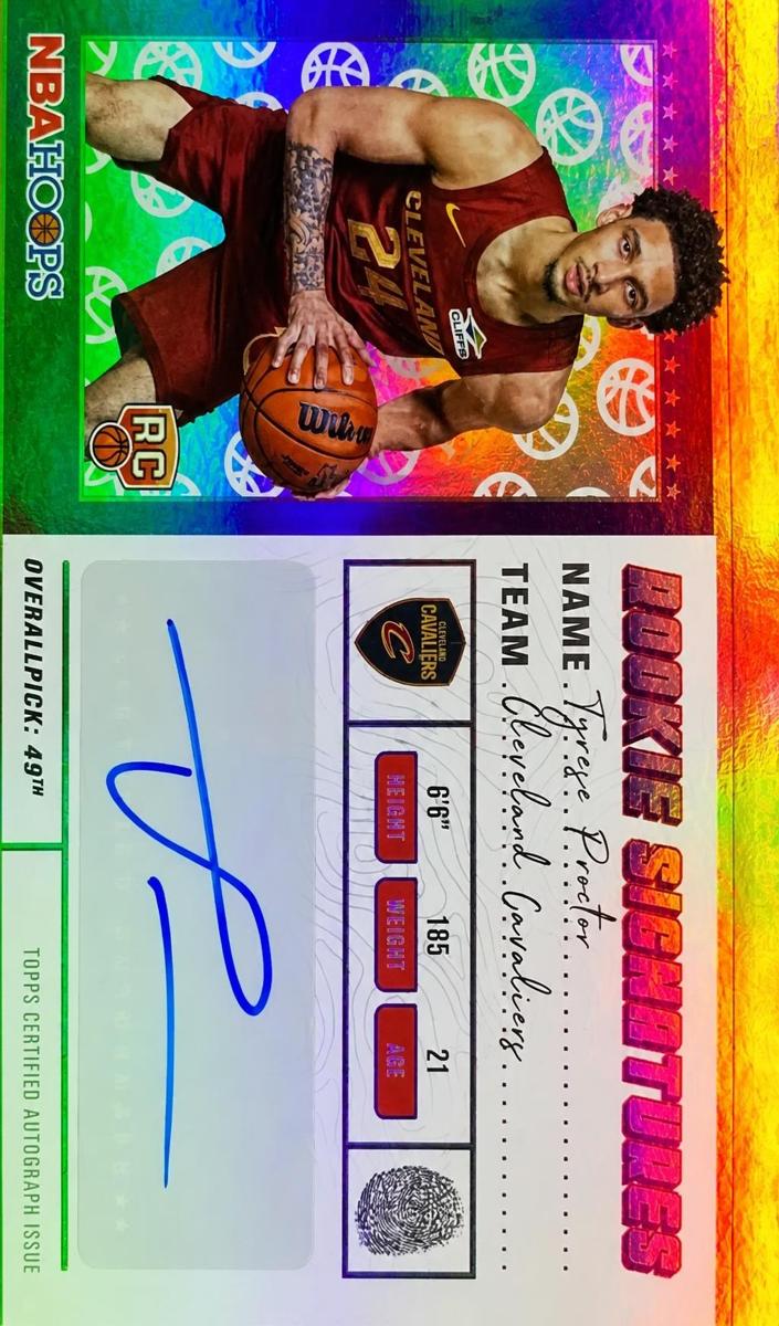 2025 Topps NBA Hoops Basketball Tyrese Proctor #HRS-TP