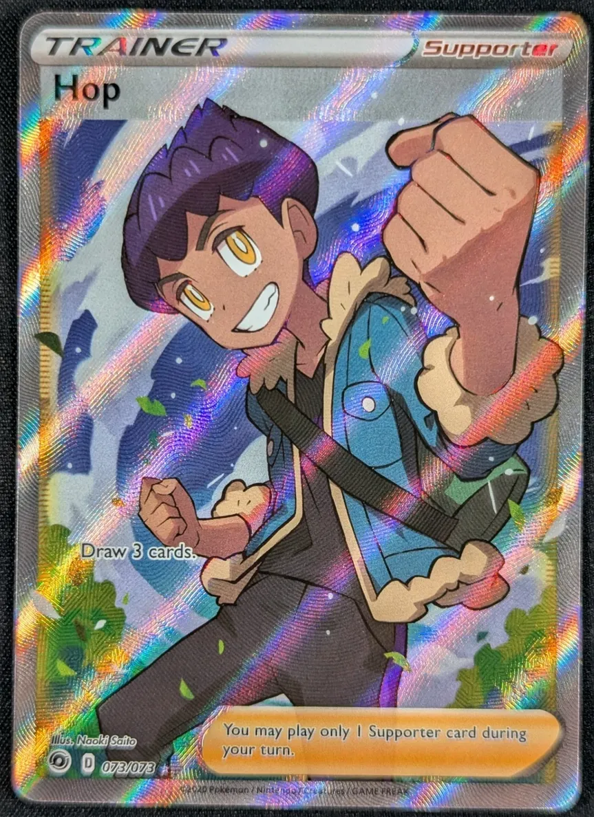 2020 Pokemon Champion's Path Full Art Hop #73 PSA 10