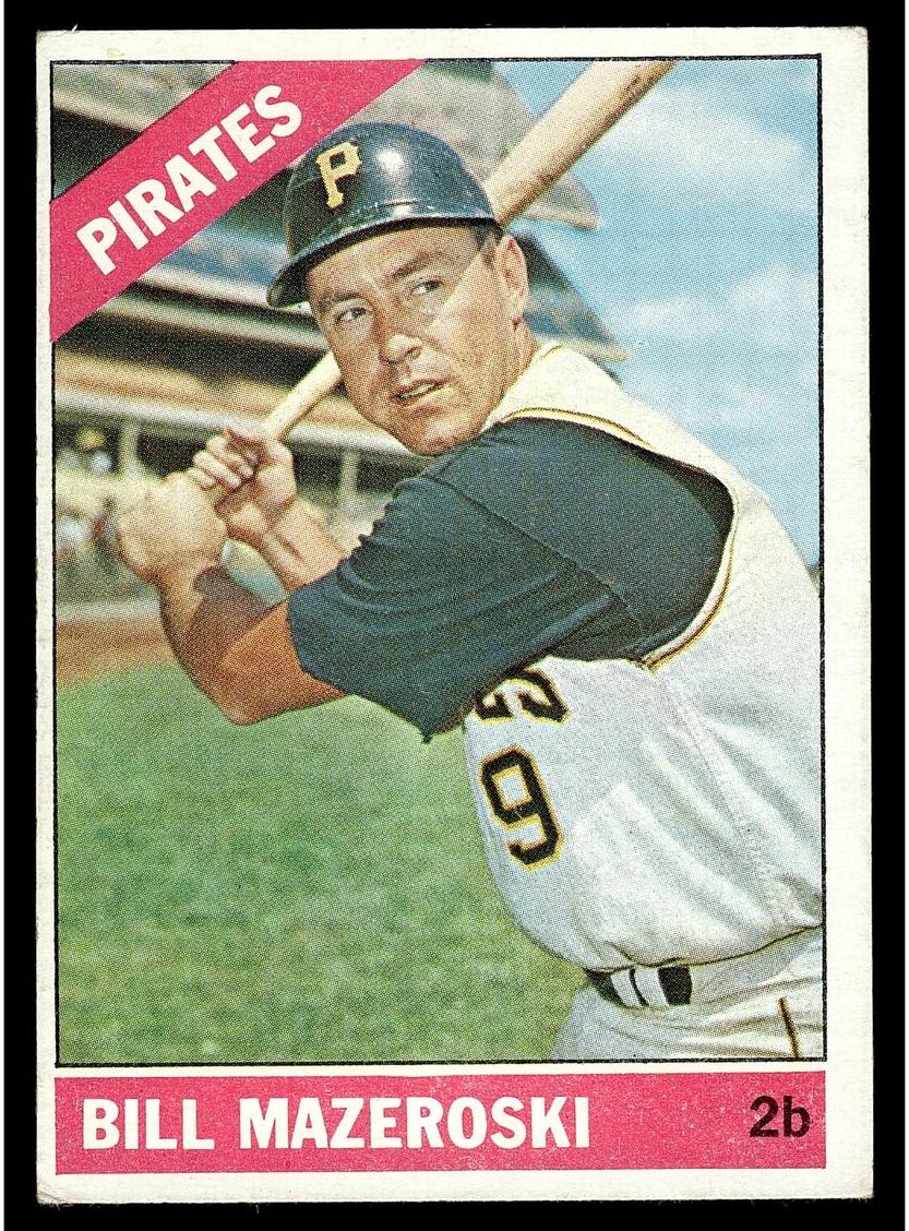 1966 Topps Baseball Bill Mazeroski #210