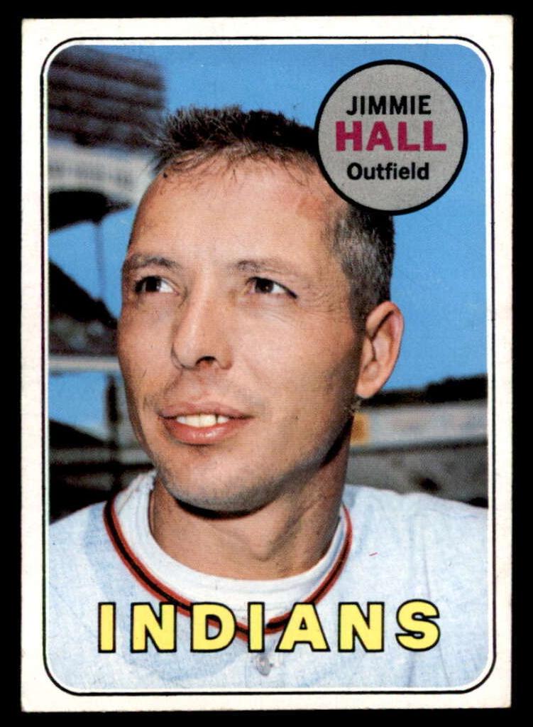 1969 Topps Baseball Jimmie Hall #61 PSA 7