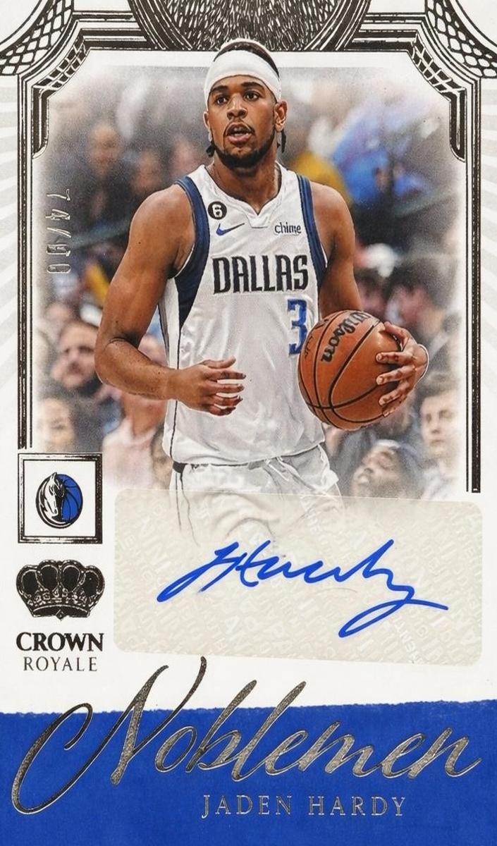 2023 Panini Crown Royale Basketball Jaden Hardy #NM-HAR