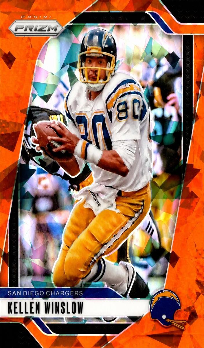 2024 Panini Prizm Football Orange Ice Kellen Winslow #164