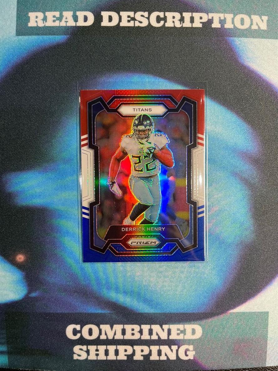 2023 Panini Prizm Football Red White Blue Derrick Henry #284 SGC 9.5