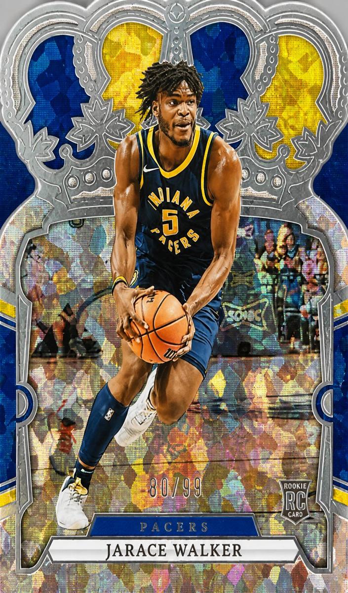 2023 Panini Crown Royale Basketball Crystal Blue Jarace Walker #4