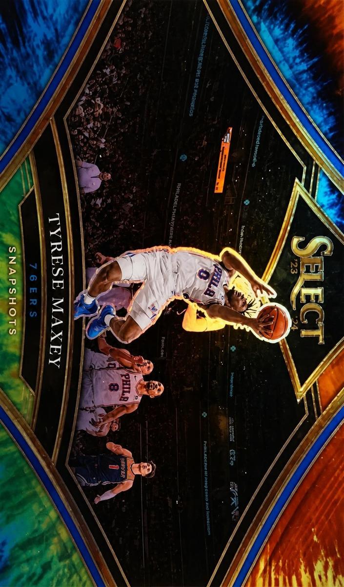 2023 Panini Select Basketball Tie-Dye Tyrese Maxey #9 PSA 10