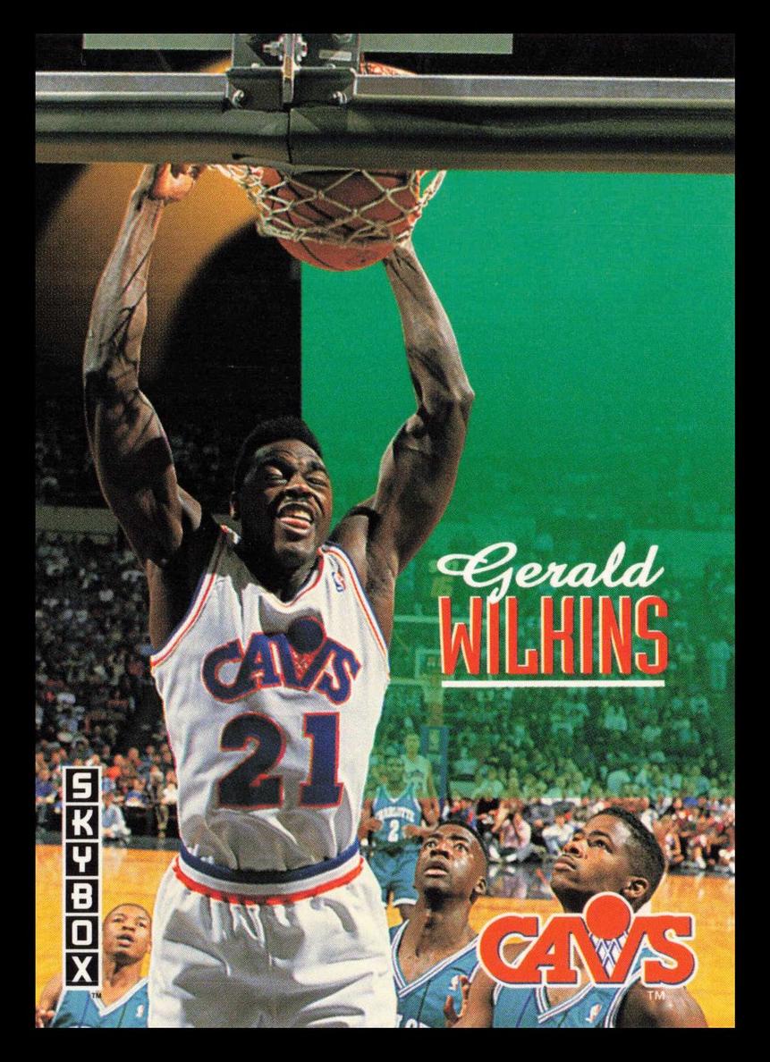 1992 Skybox Basketball Gerald Wilkins #334