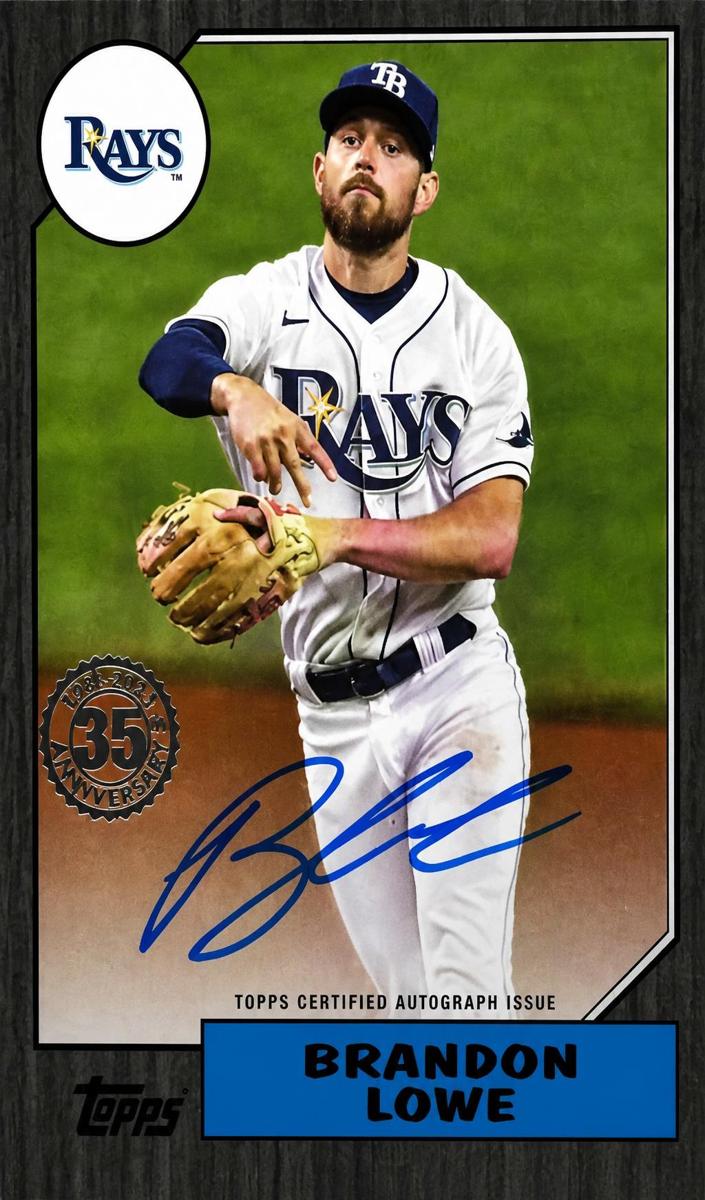 2022 Topps Baseball Brandon Lowe #87BA-BL SGC 10