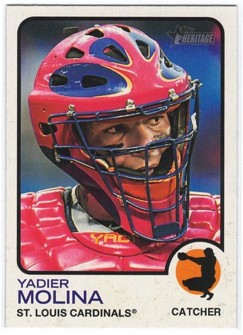 2022 Topps Heritage Baseball Image Variation Yadier Molina #279