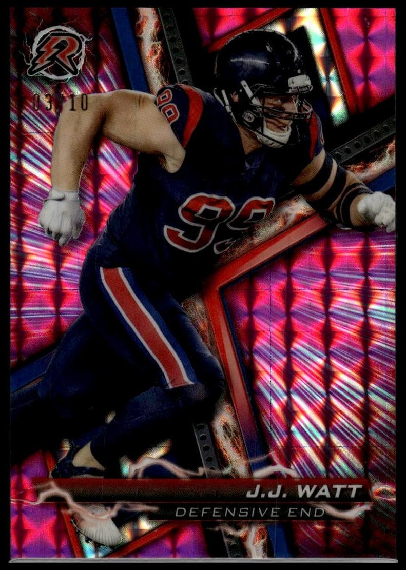 2023 Topps Composite Football Pink Geometric J.J. Watt #93