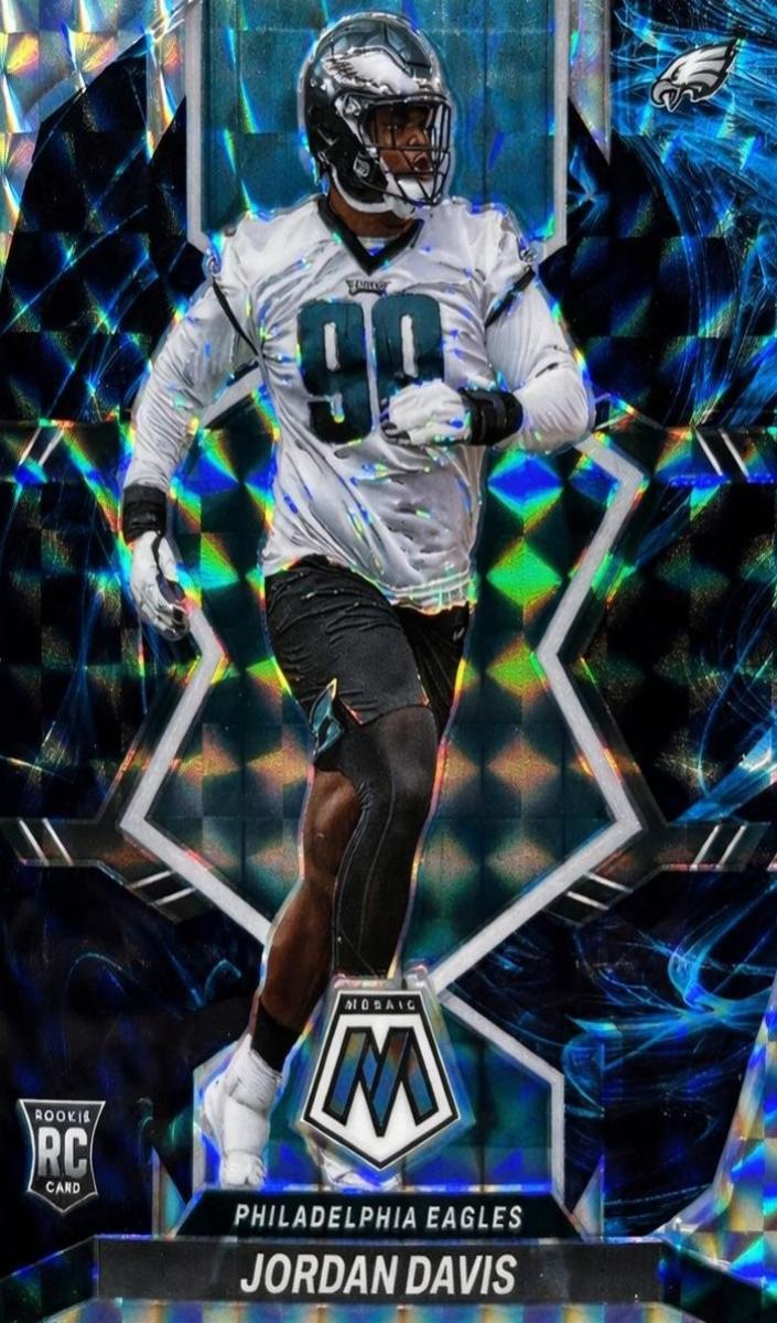2022 Panini Mosaic Football Genesis Jordan Davis #370 PSA 10