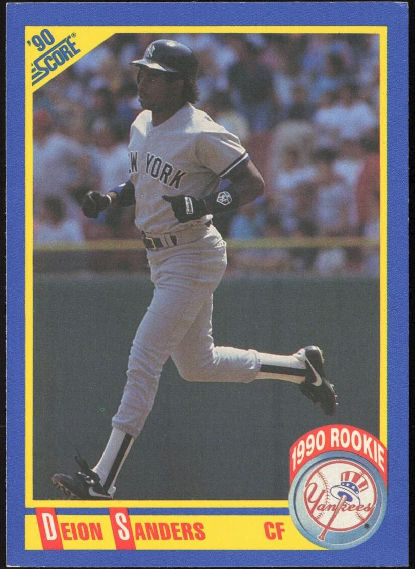 1990 Score Baseball Deion Sanders #586 PSA 10