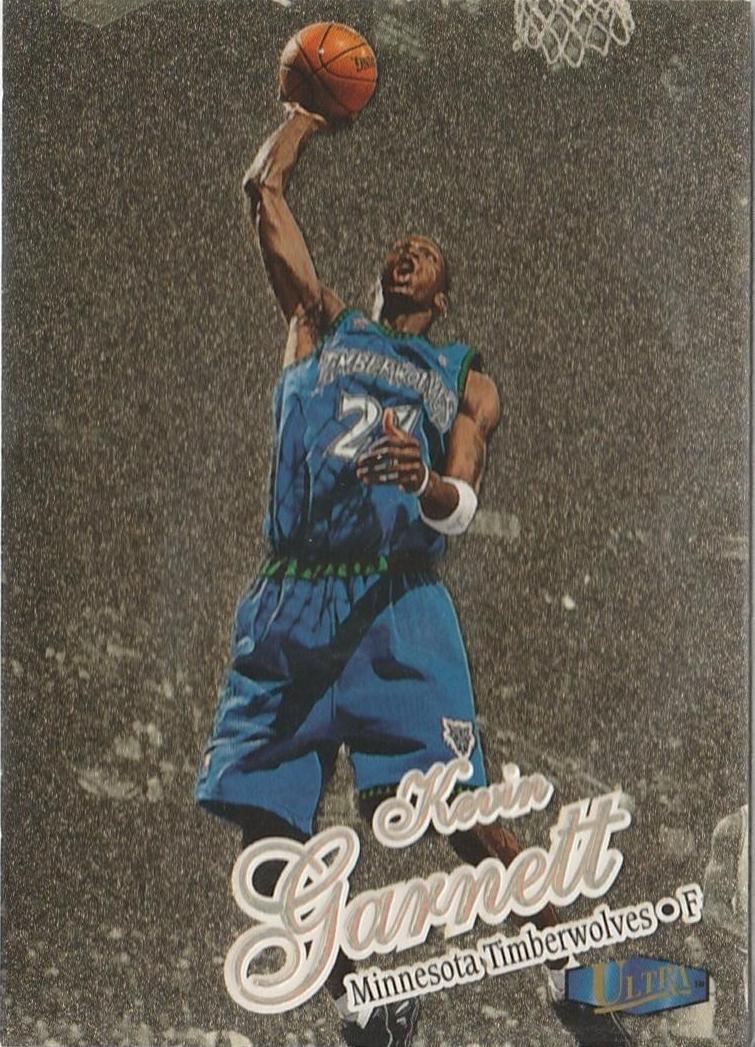 1997 Fleer Ultra Basketball Gold Medallion Kevin Garnett #83G PSA 9