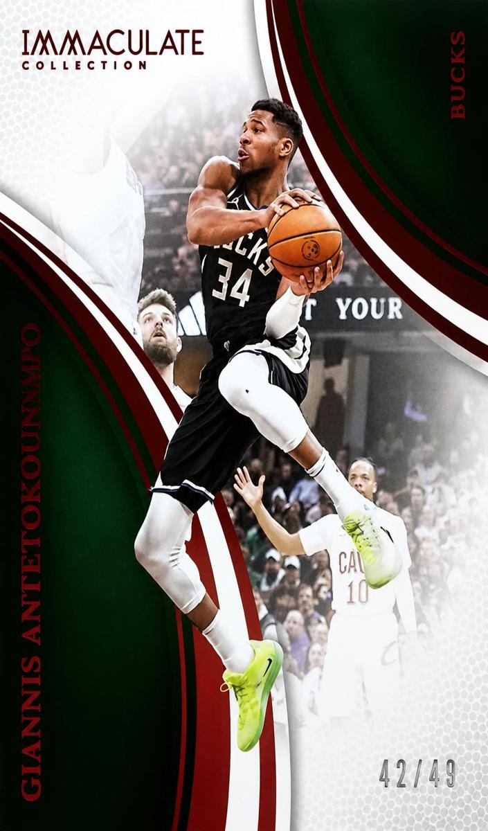 2024 Panini Immaculate Collection Basketball Red Giannis Antetokounmpo #62