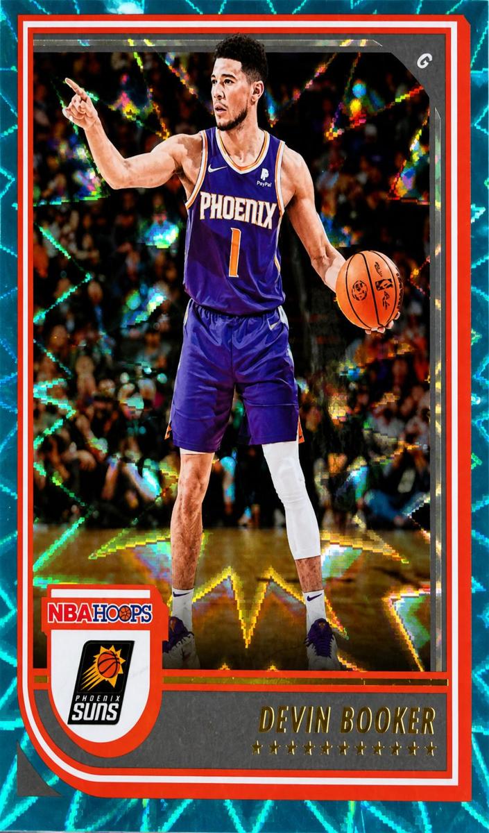 2022 Panini Hoops Basketball Teal Explosion Devin Booker #164