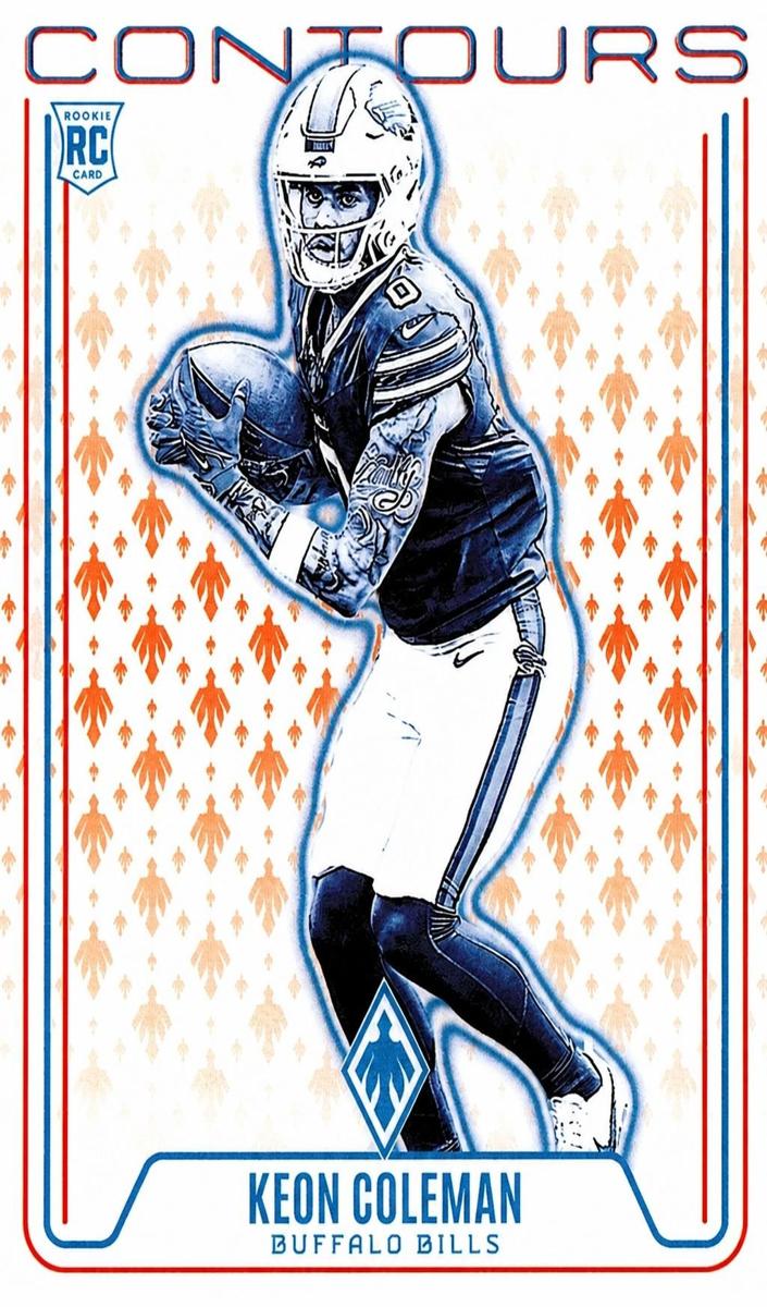 2024 Panini Phoenix Football Orange Blake Corum #CON-BCM