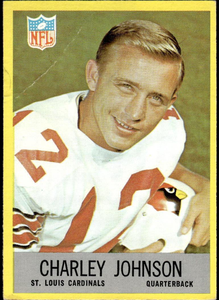 1967 Philadelphia Football Charley Johnson #161