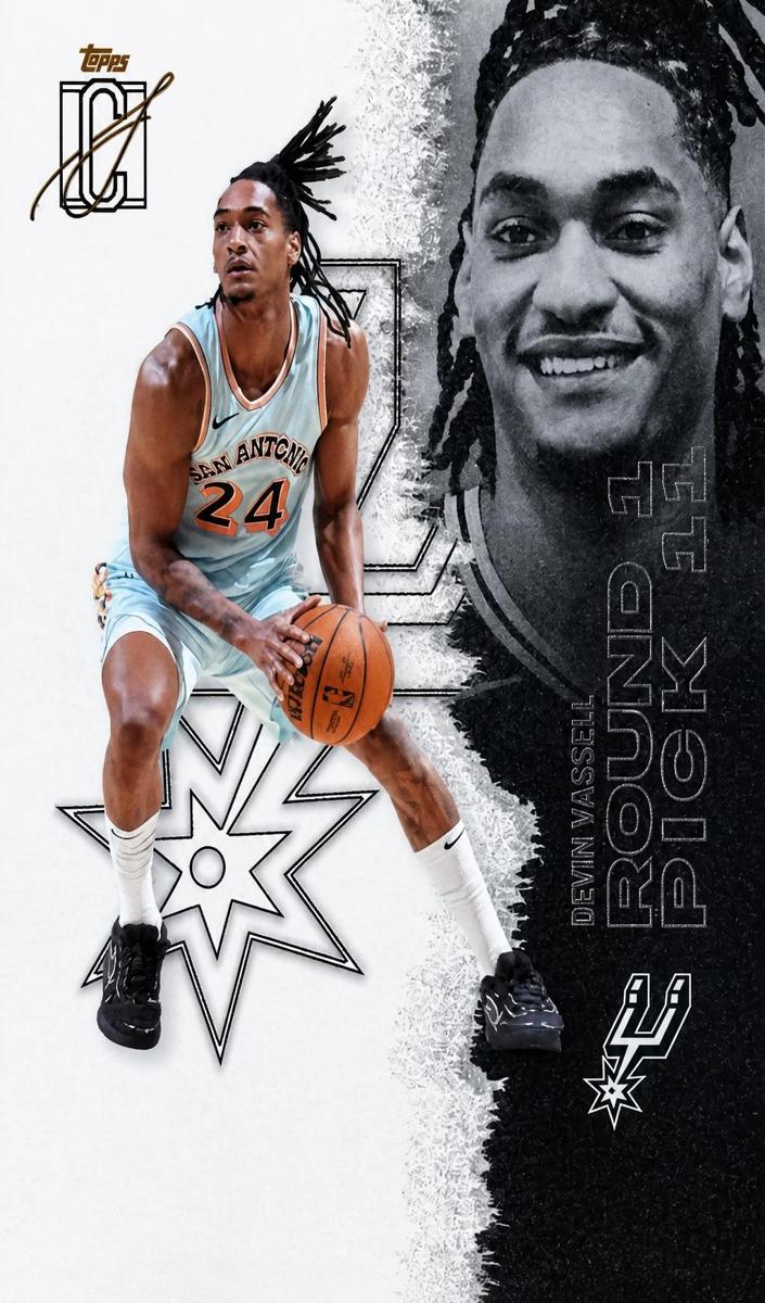 2025 Topps Signature Class Basketball Devin Vassell #34