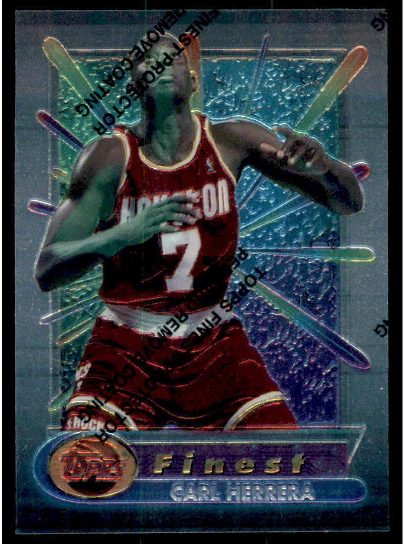 1994 Topps Finest Basketball Carl Herrera #27