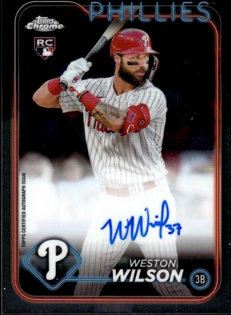 2024 Topps Chrome Baseball Weston Wilson #RA-WWI