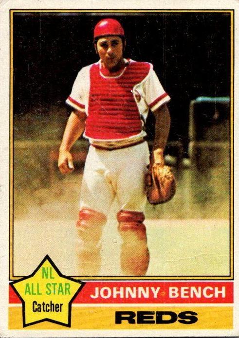 1976 Topps Baseball Johnny Bench #300