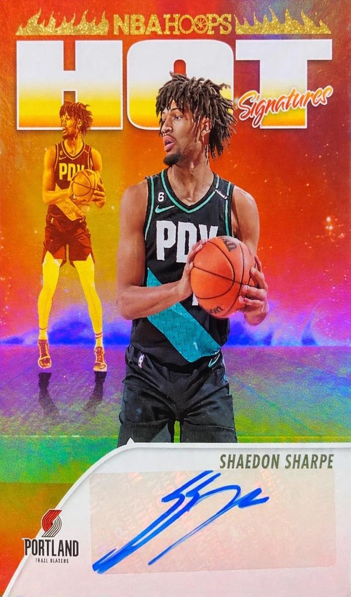 2023 Panini Hoops Basketball Shaedon Sharpe #HS-SHA