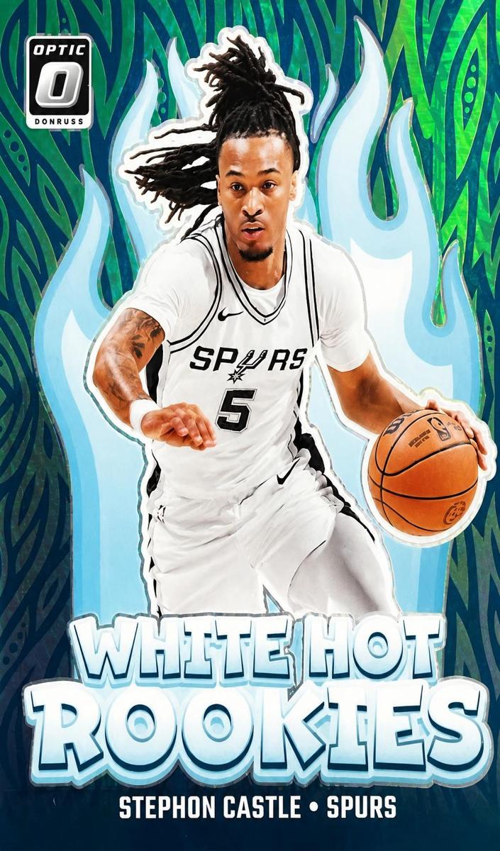 2024 Donruss Optic Basketball Hyper Green Stephon Castle #6