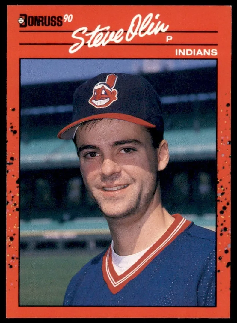 1990 Donruss Baseball Steve Olin #438