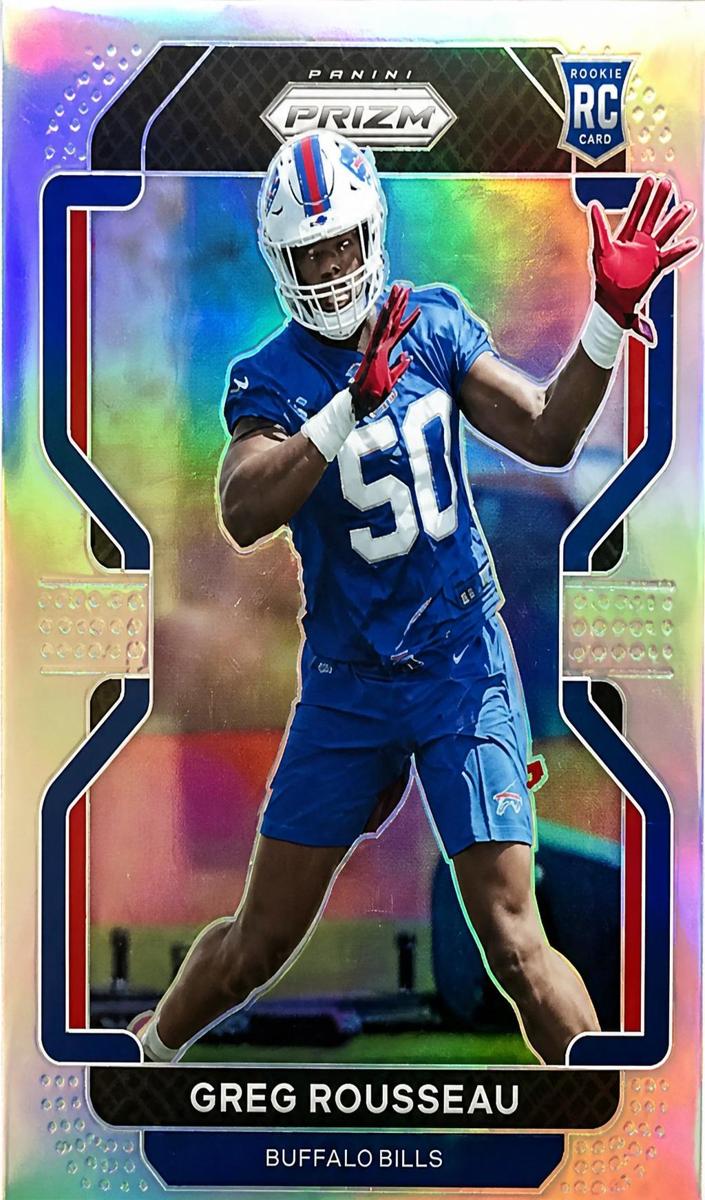 2021 Panini Prizm Football Silver Greg Rousseau #434 PSA 10
