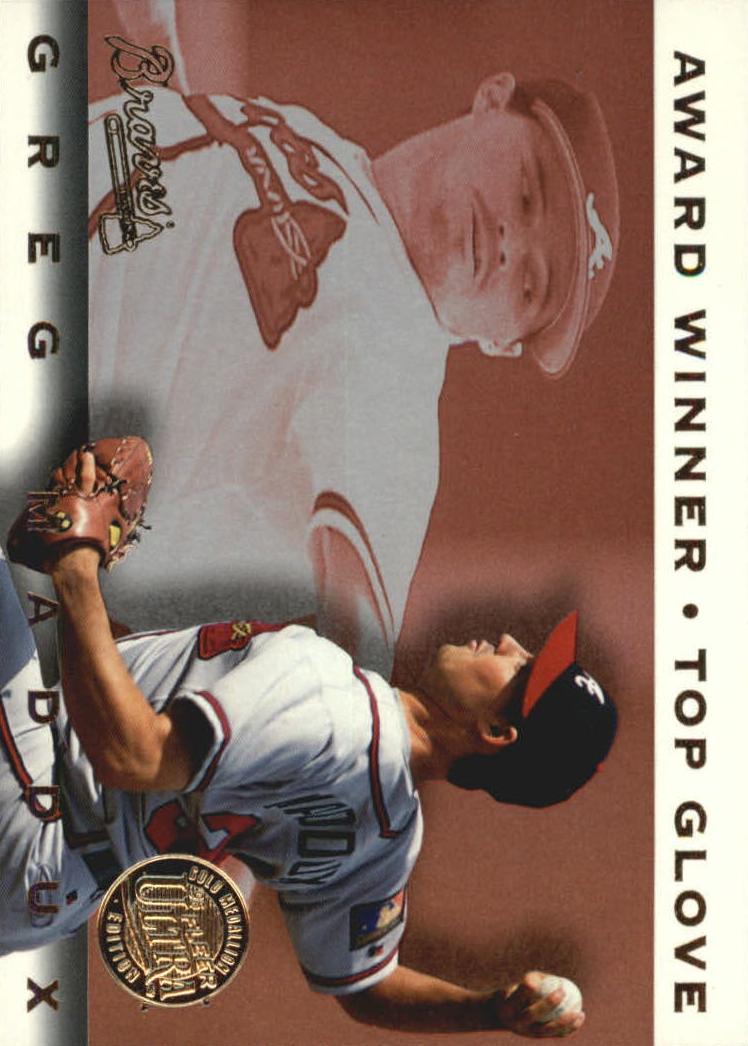 1995 Fleer Ultra Baseball Gold Medallion Greg Maddux #18 PSA 9