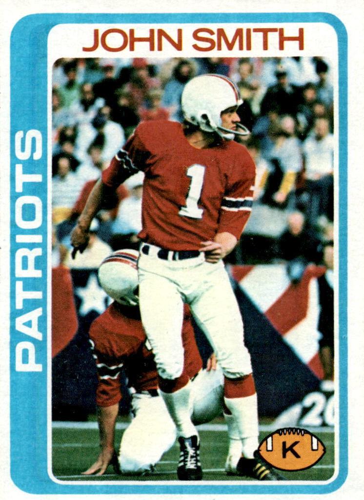 1978 Topps Football John Smith #136 PSA 9