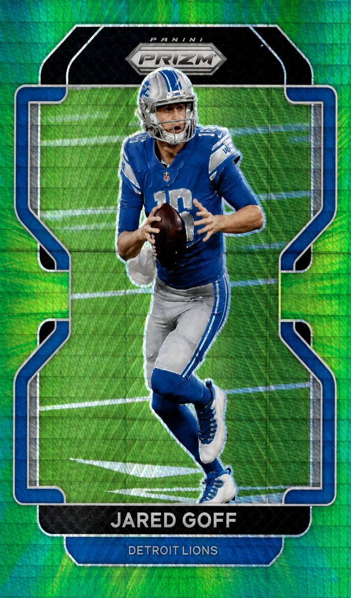 2021 Panini Prizm Football Hyper Jared Goff #148