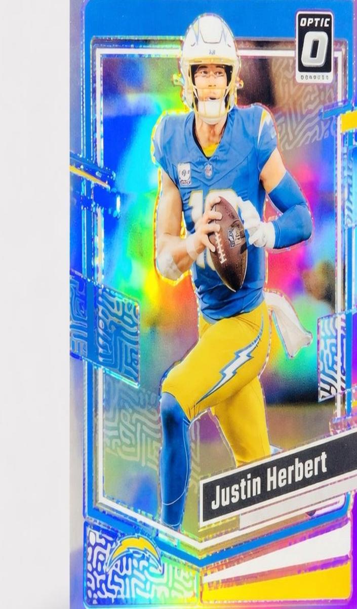 2023 Donruss Optic Football Holo Justin Herbert #104 PSA 9