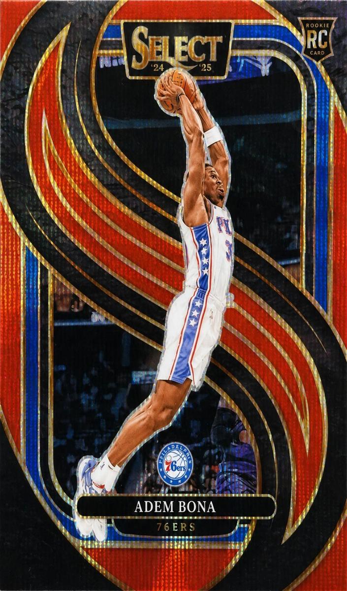 2024 Panini Select Basketball Red Wave Adem Bona #196