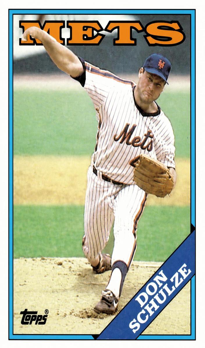 1988 Topps Baseball Don Schulze #131