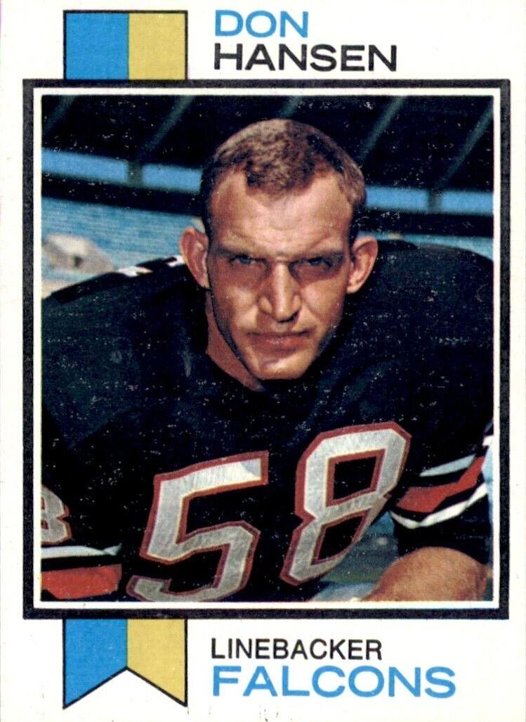 1973 Topps Football Don Hansen #173