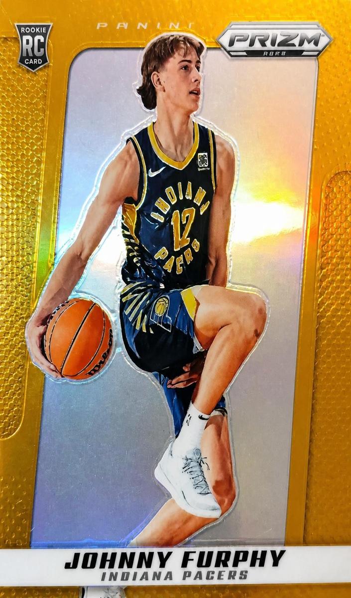 2024 Panini Prizm Deca Basketball Gold Johnny Furphy #11 SGC 8