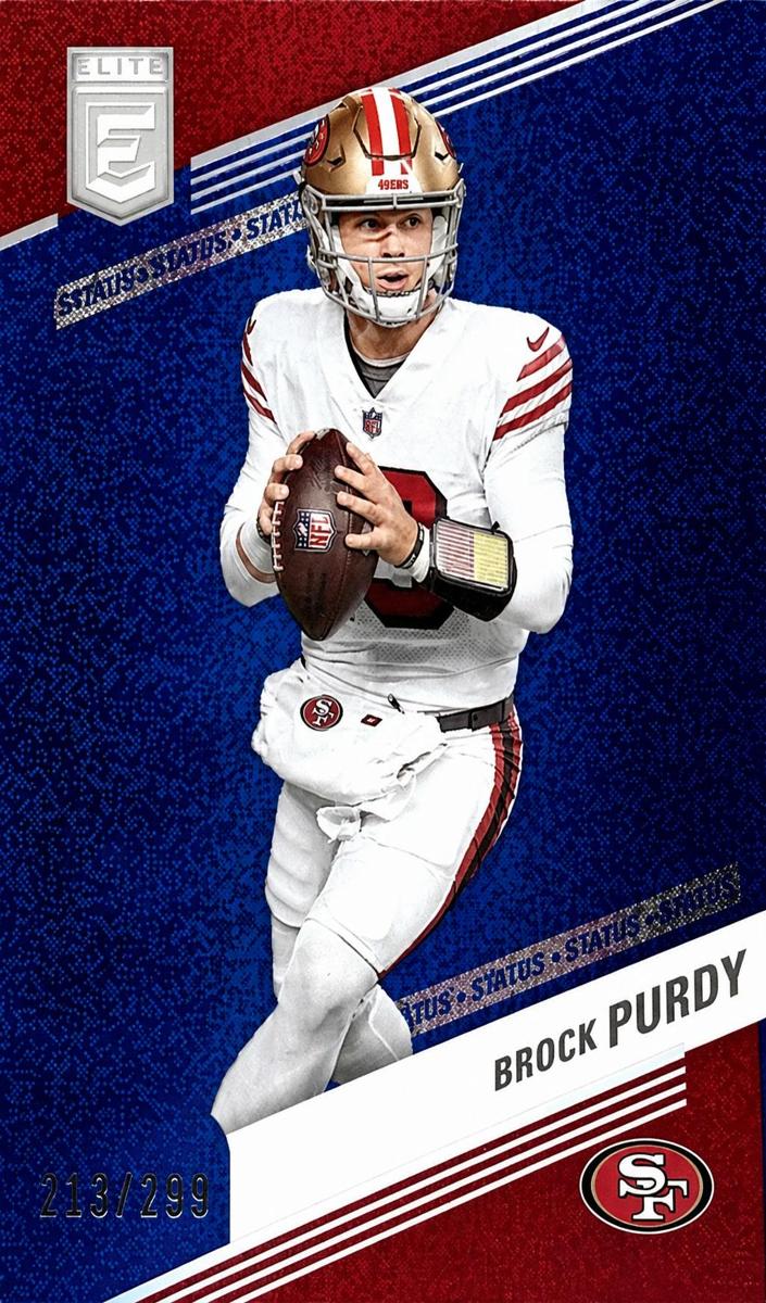 2023 Donruss Elite Football Status Sparkle Brock Purdy #10