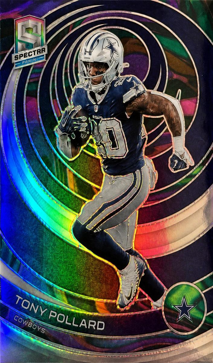 2023 Panini Spectra Football Neon Marble Tony Pollard #26